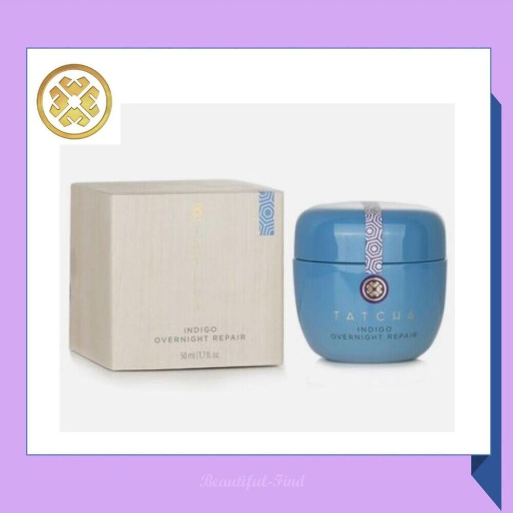Tatcha Indigo Overnight Repair Serum in Cream Treatment 1.7OZ/50ML NEW